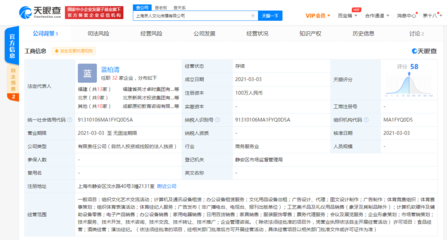 京東星宇電競在上海成立兩家文化傳播公司，聚焦文化經紀人服務